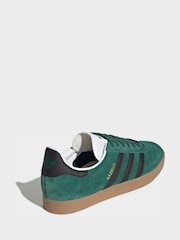 adidas Originals Green/Black Gazelle Trainers - Image 6 of 11