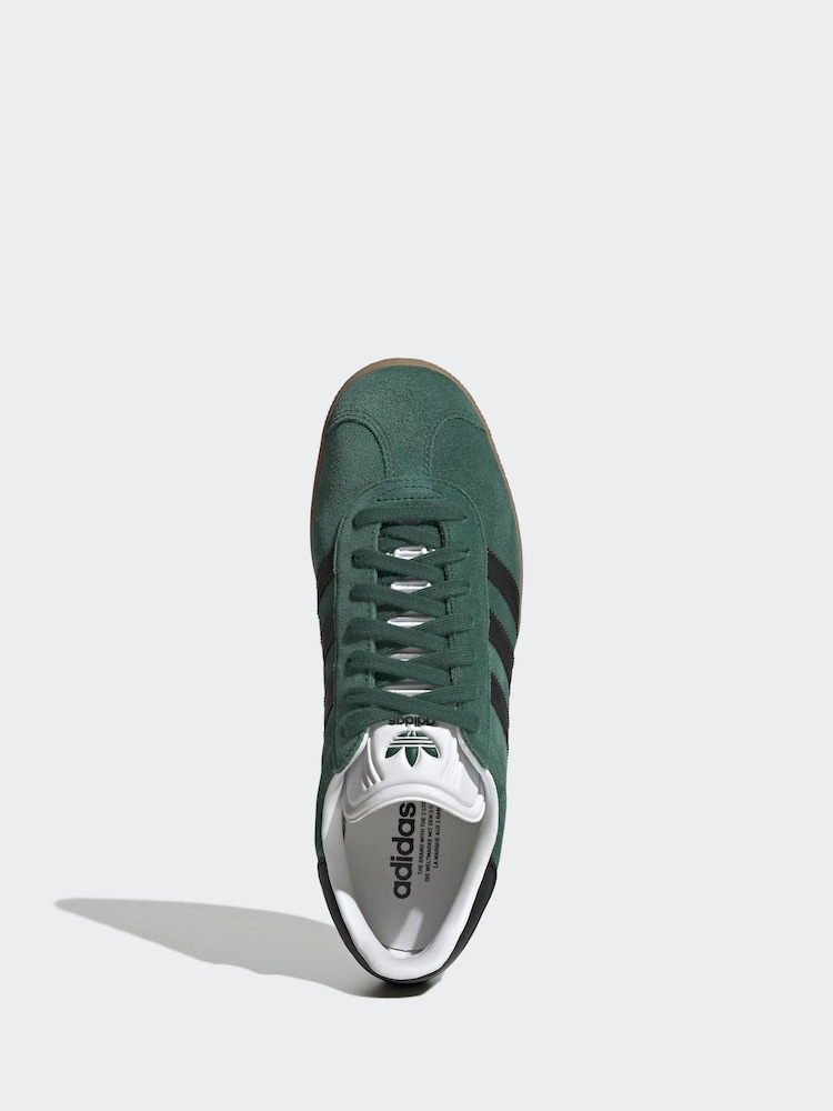 adidas gazelle silver green womens ADIDAS ORIGINALS Gazelle Indoor green/light blue sneakers main image 0