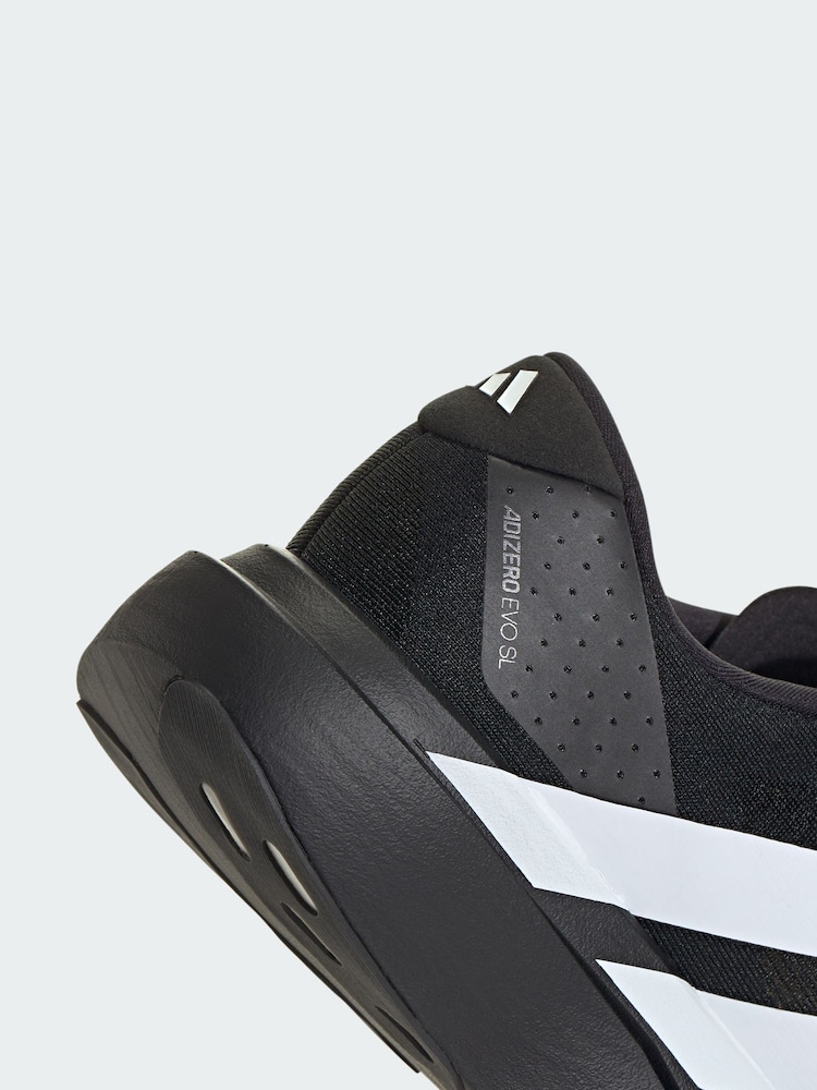 adidas Black Adizero EVO SL Trainers - Image 9 of 9 adidas Black Adizero EVO SL Trainers - Image 9 of 9