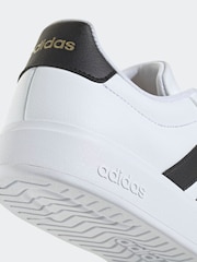 adidas White/Black Streettalk Shoes - Image 11 of 11