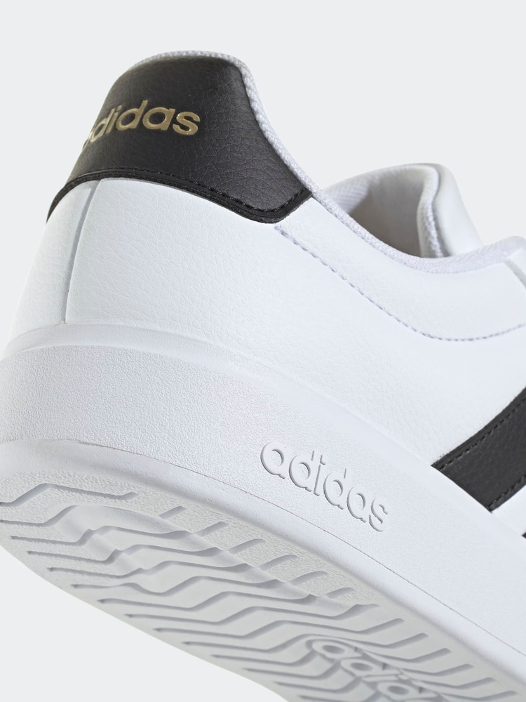 adidas White/Black Streettalk Shoes - Image 11 of 11