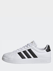 adidas White/Black Streettalk Shoes - Image 3 of 11