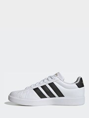 adidas White/Black Streettalk Shoes - Image 4 of 11