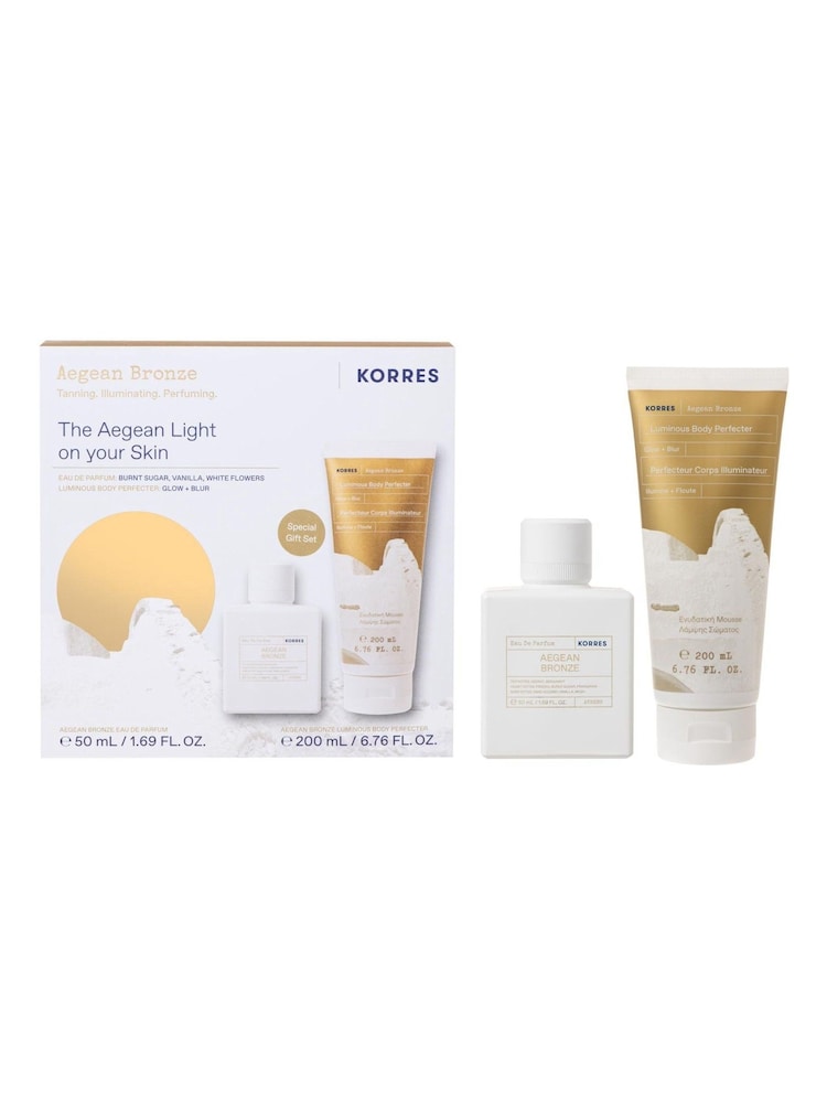 Korres Body Aegean Bronze Eau De Parfum Perfecter Gift Set - Image 2 of 4 Korres Body Aegean Bronze Eau De Parfum Perfecter Gift Set - Image 2 of 4