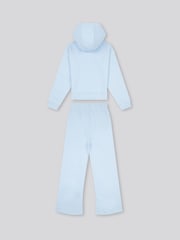 U.S. Polo Assn. Blue Girls Brushed Back Hoodie & Joggers Set - Image 8 of 11