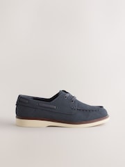 Navy Lace Up Boatshoe - Image 2 of 5