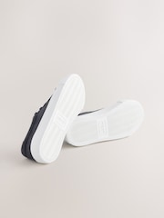 Grey Suede Standard Fit (F) Lace-Up Smart Trainers - Image 5 of 5