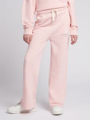U.S. Polo Assn. Pink Girls Brushed Back Hoodie & Joggers Set - Image 6 of 11