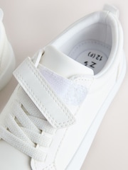 White Touch Fastening Elastic Lace Smart Trainers - Image 5 of 5