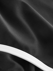 Black/White Contrast Zipped Shaping Tummy Control Swimsuit - Image 7 of 9