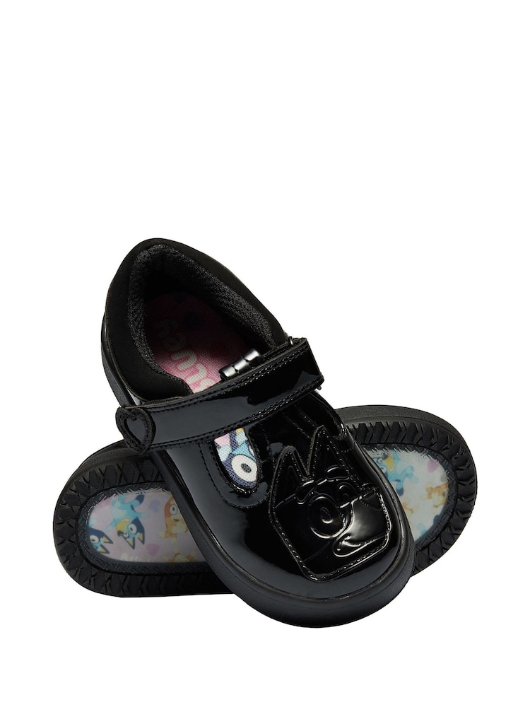 Character Black Bluey And Bingo School Shoes - Image 2 of 5