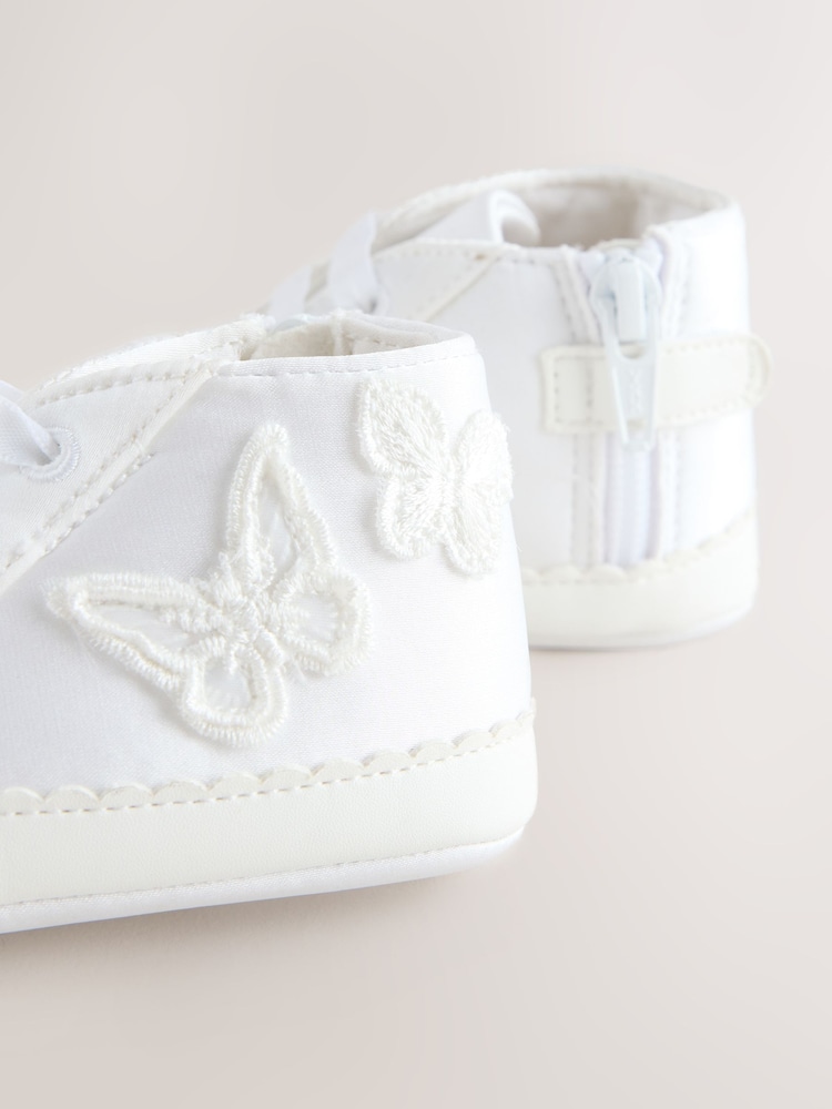 White Baby High Top Trainers (0-24mths) - Image 5 of 5 White Baby High Top Trainers (0-24mths) - Image 5 of 5