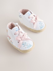 White/Pink Character - Baby High Top Trainers (0-24mths) - Imaginea 1 din 5
