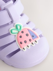 Lilac Purple Character EVA Fisherman Sandals (0-24mths) - Image 8 of 9