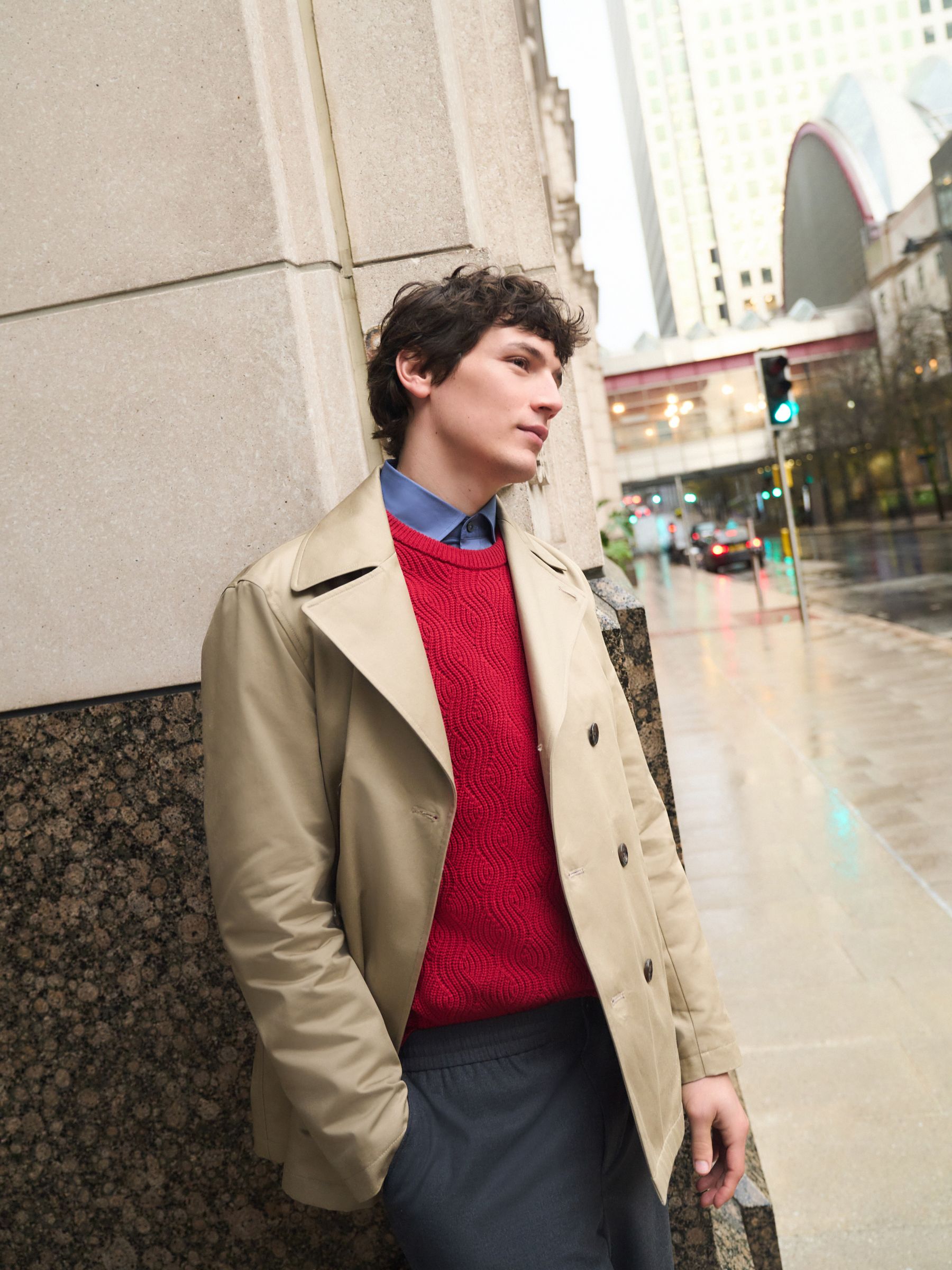 Buy Neutral N. Premium Shower Resistant Peacoat from Next USA