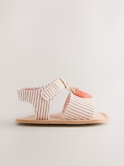 Blanco/rosa con diseño de fresas - Sandalias de bebé (0-24 meses) - Imagen 2 de 5