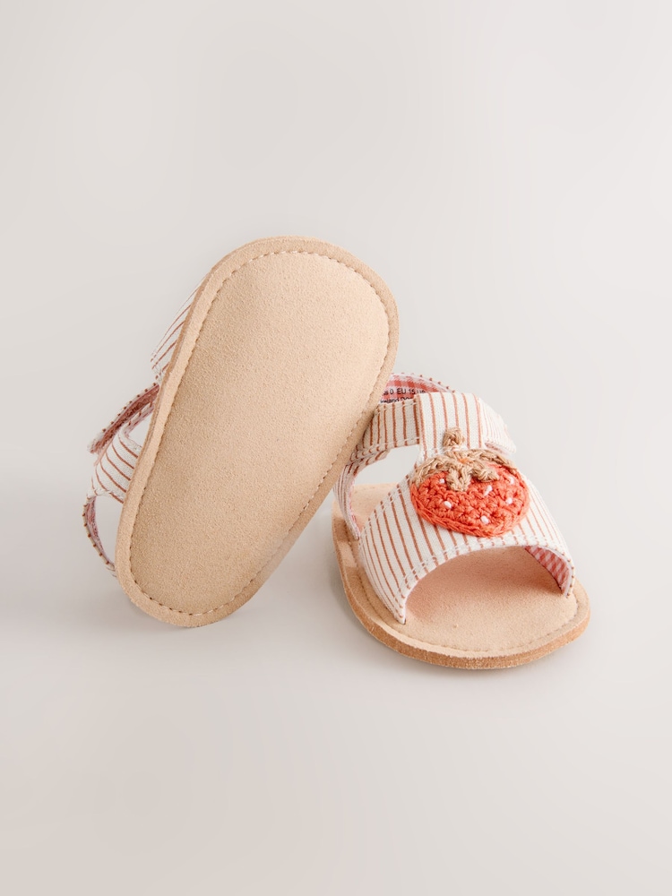 Blanco/rosa con diseño de fresas - Sandalias de bebé (0-24 meses) - Imagen 5 de 5 Blanco/rosa con diseño de fresas - Sandalias de bebé (0-24 meses) - Imagen 5 de 5