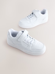White Touch Fastening Elastic Lace Trainers - Image 1 of 5