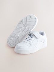 White Touch Fastening Elastic Lace Trainers - Image 3 of 5