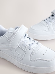 White Touch Fastening Elastic Lace Trainers - Image 4 of 5