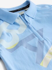 أزرق - طبعة خطاب - قميص بولو من Baker by Ted Baker  - صورة 13 من 14