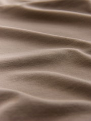 Mink Brown Soft Touch Square Neck Long Sleeve T-Shirt - Image 8 of 9