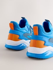 أزرق ظلال ألوان متدرجة - حذاء رياضي مرن برباط - صورة 6 من 7