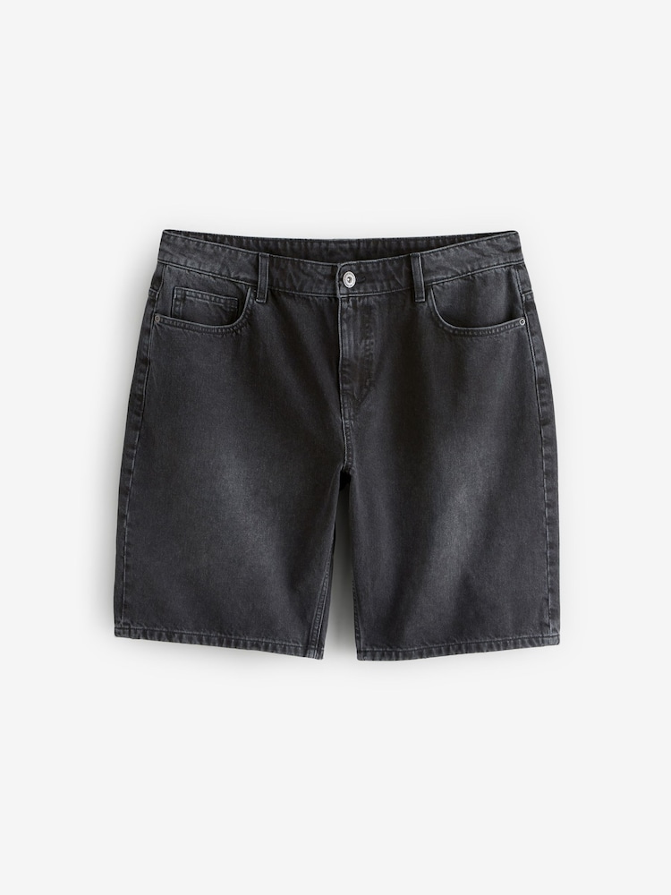 Black Denim Shorts - Image 1 of 1