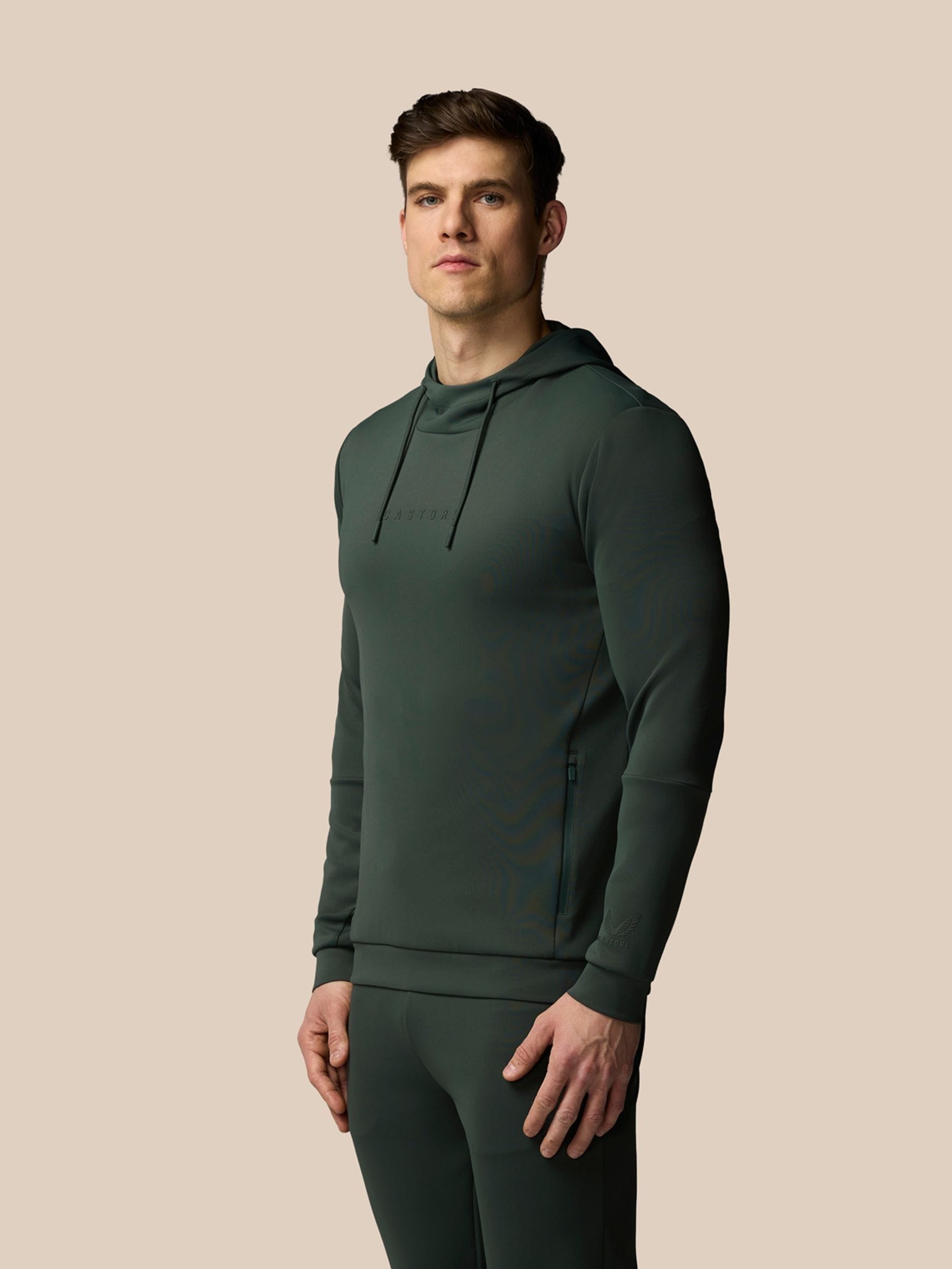 Castore Mens Training Flex Hoodie - Green - Image 3