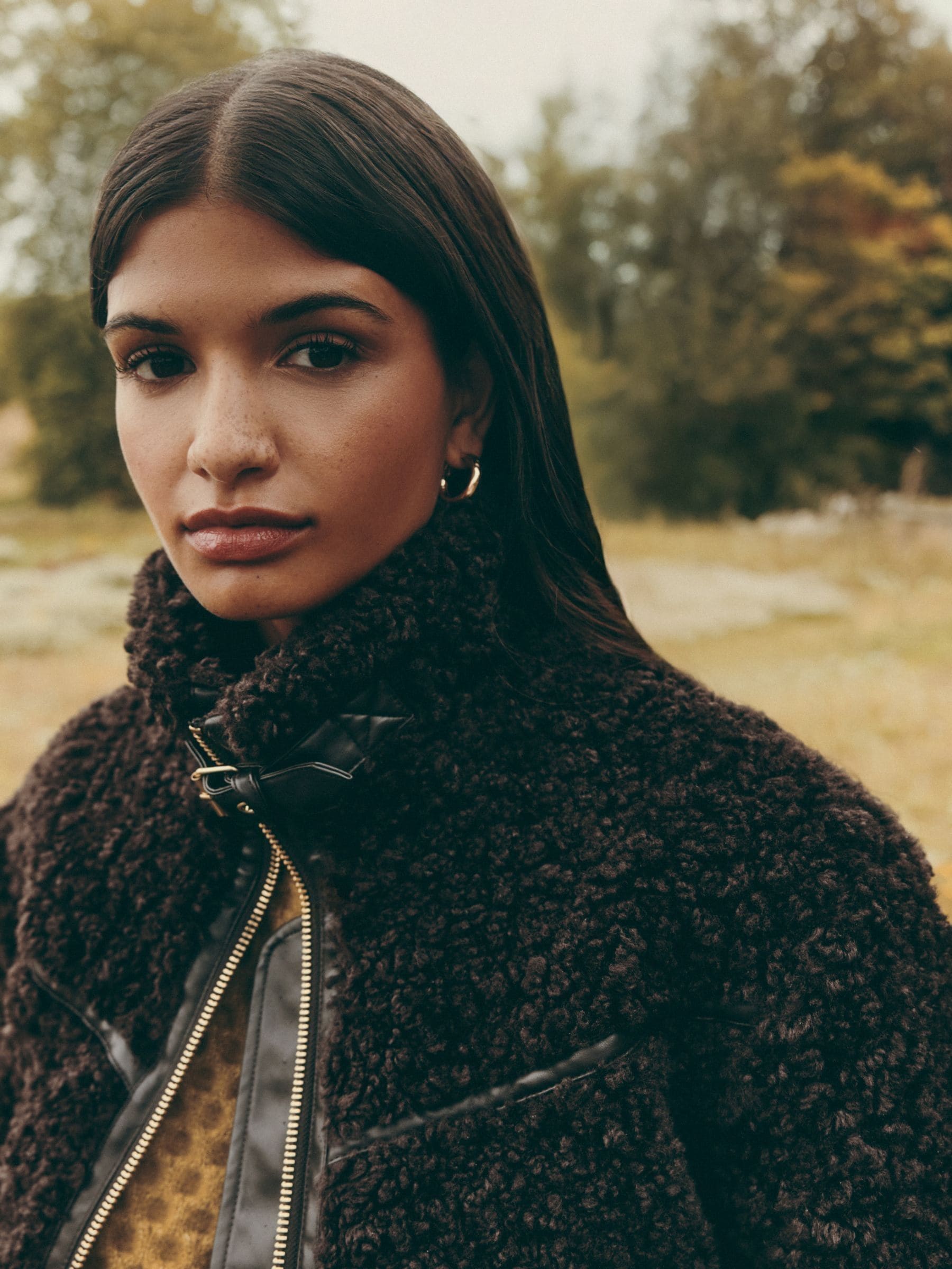 Buy Friends Like These Chocolate Brown Zip Through Borg Jacket