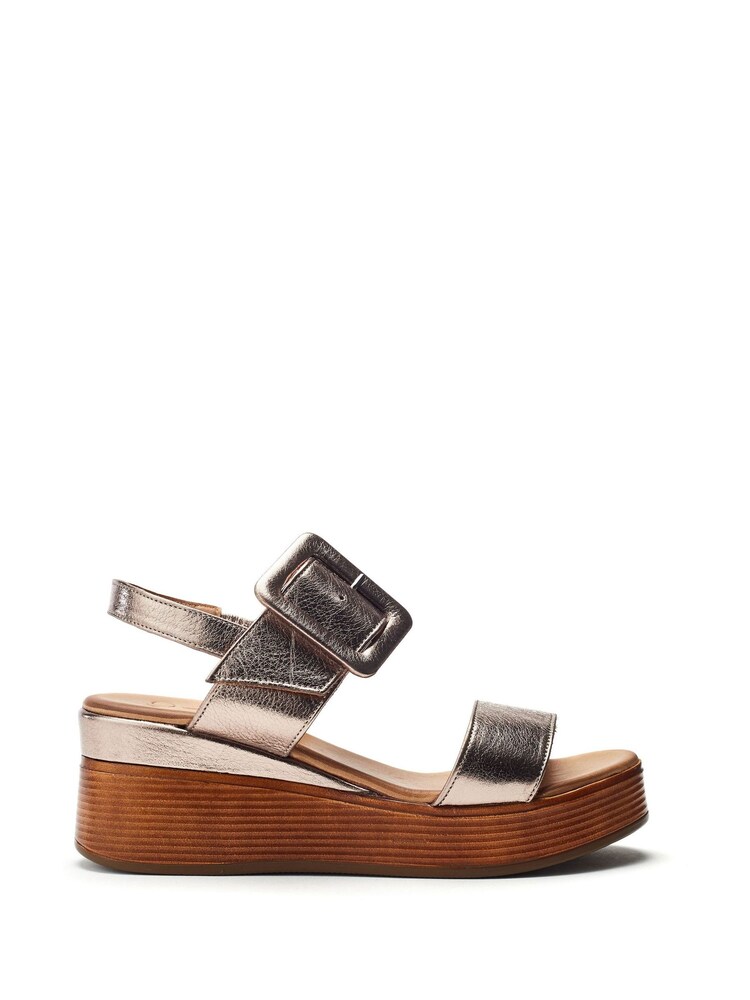 Gris - Moda in Pelle MAZUS Block Heel Smart Sandals - Imagen 1 de 4 Gris - Moda in Pelle MAZUS Block Heel Smart Sandals - Imagen 1 de 4