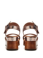 Gris - Moda in Pelle MAZUS Block Heel Smart Sandals - Imagen 3 de 4
