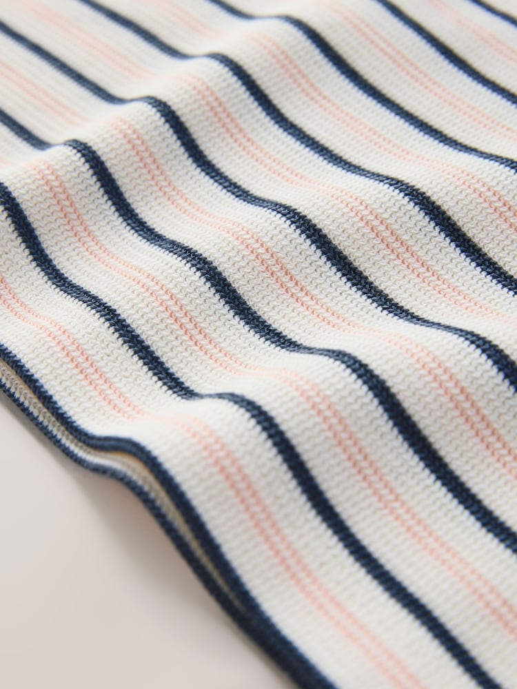 Baker by Ted Baker Stone/Grey/Red Textured T-Shirt - Image 9 of 9