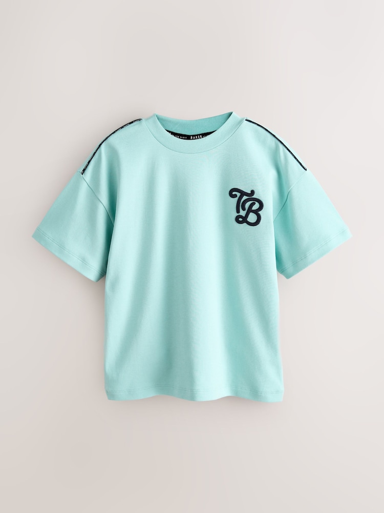 Baker by Ted Baker Green TB Embroidery T-Shirt - Image 1 of 5