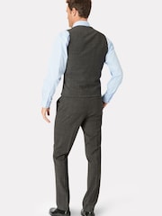 Brook Taverner Grey Check Washable Waistcoat - Image 2 of 2