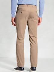 Brook Taverner Natural cream Stretch Cotton Chinos - Image 2 of 3