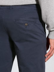 Brook Taverner Dark Grey Tailored Fit Stretch Cotton Chinos - Image 3 of 3