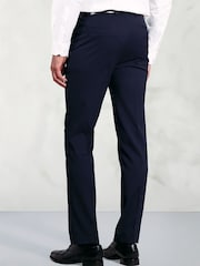 Brook Taverner Blue Machine Washable Suit Trousers - Image 2 of 2