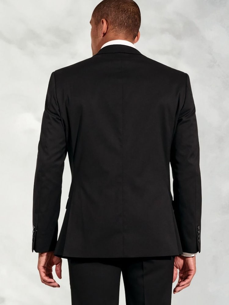 Brook Taverner Black Washable Suit Jacket - Image 2 of 6 Brook Taverner Black Washable Suit Jacket - Image 2 of 6