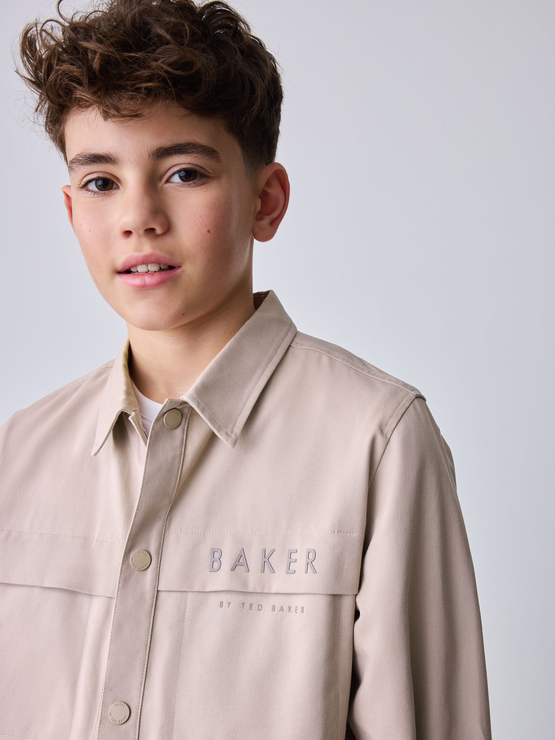 Buy Baker by Ted Baker Stone Shacket and T-Shirt Set from Next USA