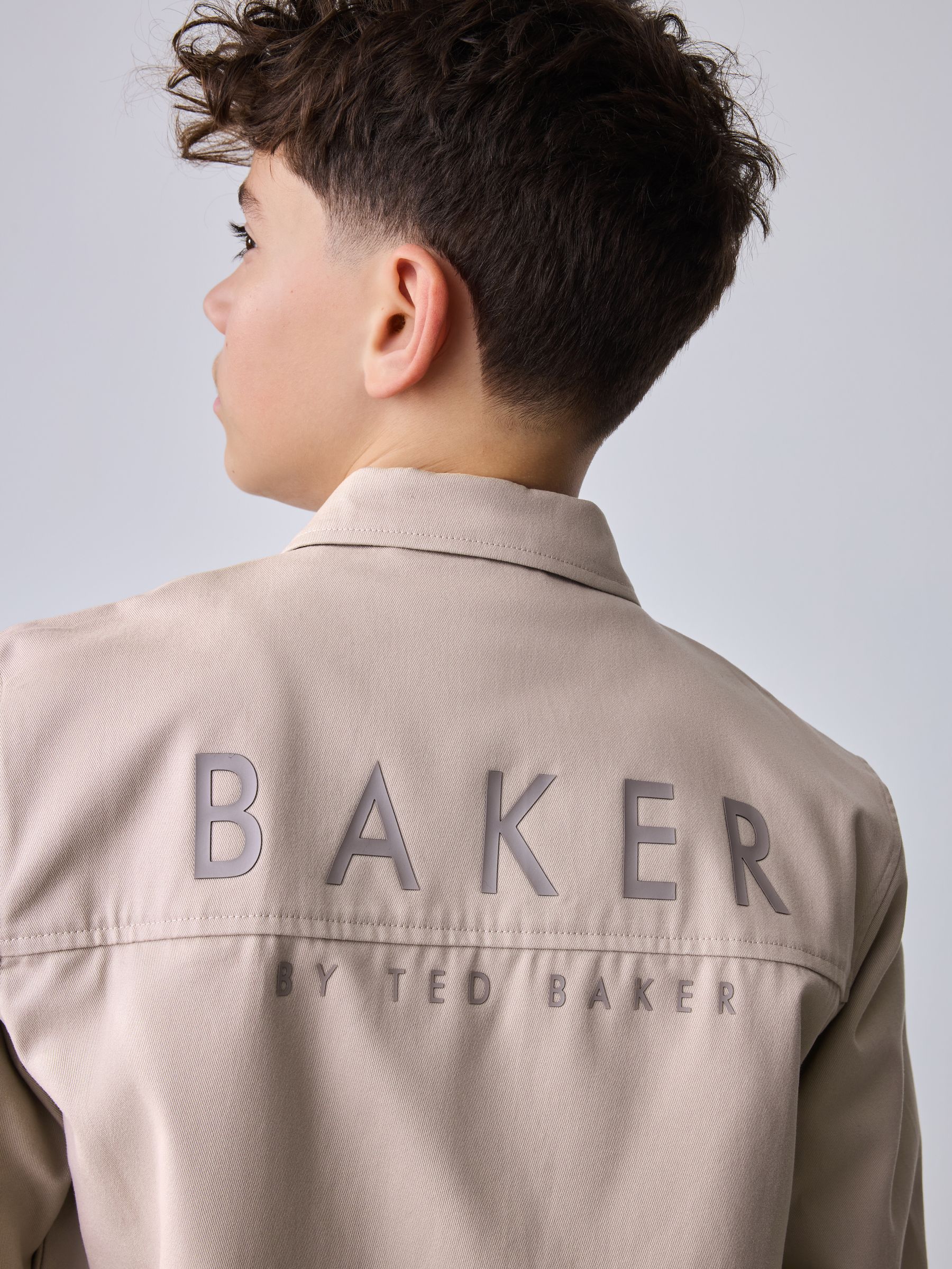 Buy Baker by Ted Baker Stone Shacket and T-Shirt Set from Next USA