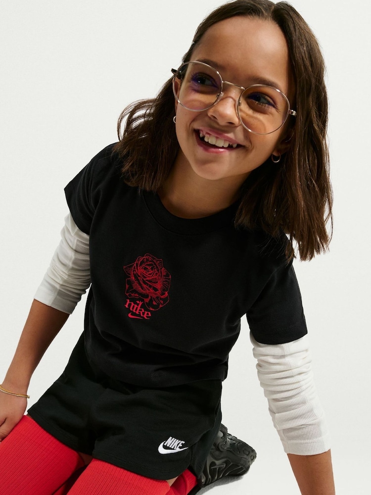 Nike Black Jersey Shorts - Image 5 of 5