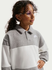 Nike Black Sportswear Club Rugby Shirt - Image 3 of 7