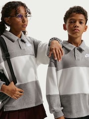 Nike Black Sportswear Club Rugby Shirt - Image 7 of 7