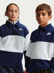 Nike Midnight Navy Sportswear Club Rugby Shirt - Image 2 of 7