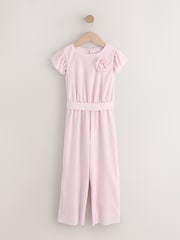 Pink Plisse Jumpsuit (3-16yrs) - Image 3 of 6