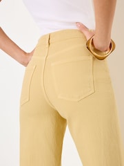 Friends Like These Buttermilk Yellow Everyday Wide Leg Jeans - Image 4 of 4