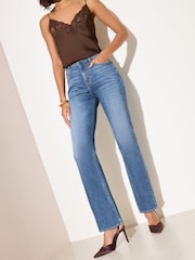 中水洗 - Friends Like These 直筒牛仔裤 - 5的图像4｝