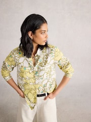 White Stuff Yellow Sophie  Cotton Shirt - Image 2 of 6