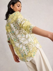 White Stuff Yellow Sophie  Cotton Shirt - Image 3 of 6